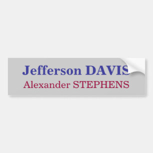 Pegatina Para Coche Jefferson Davis, STEPHENS de Alexander