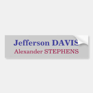 Pegatina Para Coche Jefferson Davis, STEPHENS de Alexander
