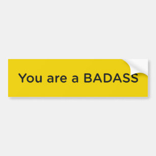 Pegatina Para Coche Jen Sincero Badass Bumper Sticker