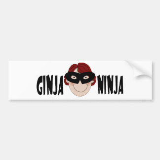 Pegatina Para Coche Jengibre Ninja