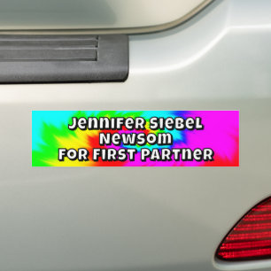 Pegatina Para Coche Jennifer Seibel Newsom para primera pareja