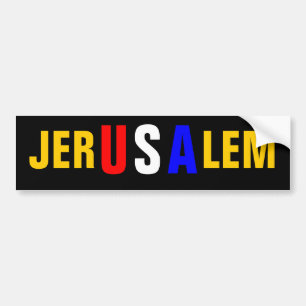 PEGATINA PARA COCHE JERUSALEM