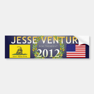 Pegatina Para Coche Jesse Ventura para el presidente 2012 - marina de