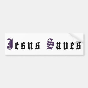 Pegatina Para Coche Jesús ahorra