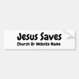 Pegatina Para Coche Jesús Ahorra - Sólo Te Ayudamos A Encontrarlo