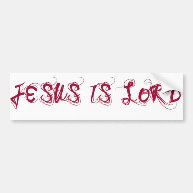 Pegatina Para Coche JESÚS Bumperstickers (Frente)