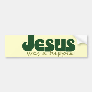 Pegatina Para Coche Jesús era hippie