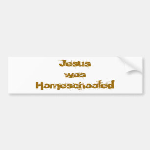 Pegatina Para Coche Jesús era Homeschooled