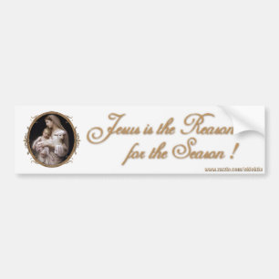 PEGATINA PARA COCHE JESÚS ES LA RAZÓN