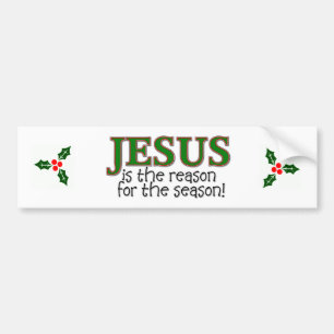 Pegatina Para Coche Jesús es la razón de la estación
