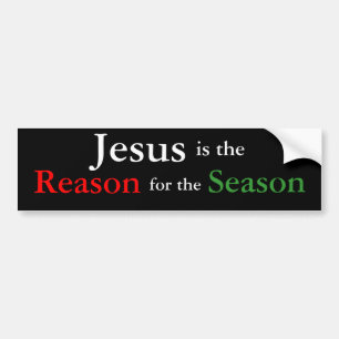Pegatina Para Coche Jesús es la razón de la temporada