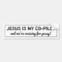 jesus es mi copilot y estamos cruzando - Parachoqu