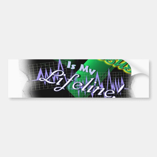 Pegatina Para Coche ¡Jesús es mi cuerda de salvamento! - uso (Frente)