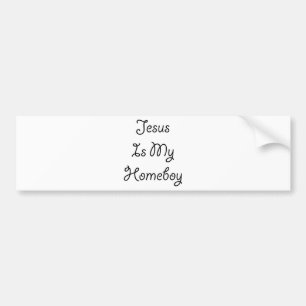 Pegatina Para Coche Jesús es mi Homeboy