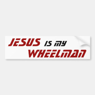 Pegatina Para Coche JESÚS es mi WHEELMAN