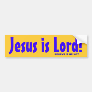 Pegatina Para Coche ¡Jesús es señor!