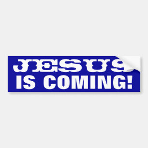 Pegatina Para Coche ¡Jesús está viniendo!