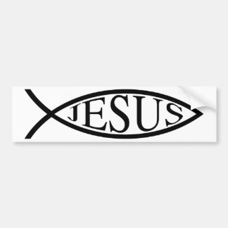 Pegatina Para Coche Jesús Fish