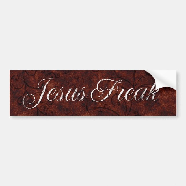 Pegatina Para Coche Jesus Freak 3 (Frente)