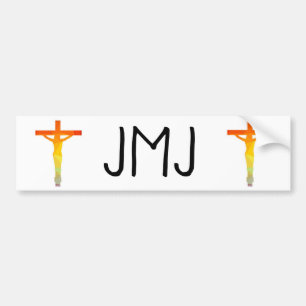 Pegatina Para Coche Jesús María José