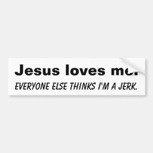 Pegatina Para Coche Jesús me ama