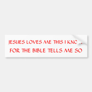 PEGATINA PARA COCHE JESÚS ME AMA