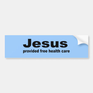 Pegatina Para Coche Jesús proporcionó atención sanitaria libre