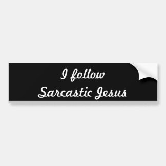 Pegatina Para Coche Jesús Sarcástico