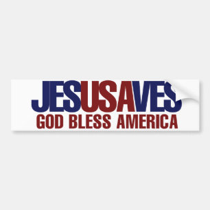 Pegatina Para Coche Jesus Saves