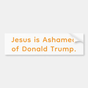Pegatina Para Coche Jesús se avergüenza de Trump Hankamer Artjunkhaus