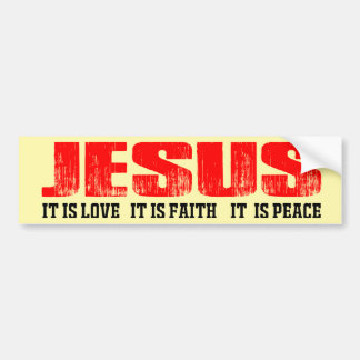 Pegatina Para Coche Jesús Te Ama La Biblia Motivacional