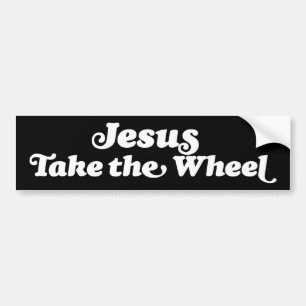Pegatina Para Coche Jesús Toma La Rueda Oración Cristiana