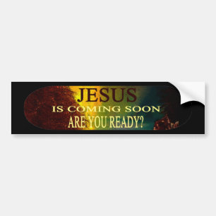 Pegatina Para Coche Jesús vendrá pronto