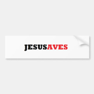 PEGATINA PARA COCHE JESUSAVES