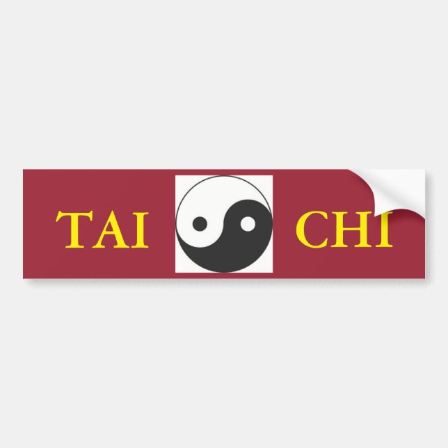 Pegatina Para Coche ji YIN del tai y SÍMBOLO de YANG (Frente)