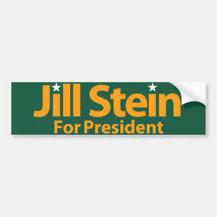 Pegatina Para Coche Jill Stein para el presidente