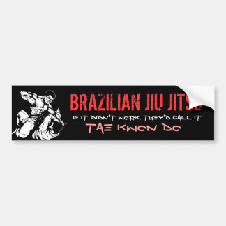 PEGATINA PARA COCHE JIU BRASILEÑO JITSU