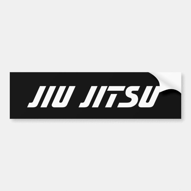 Pegatina Para Coche Jiu Jitsu (Frente)
