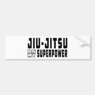 Pegatina Para Coche Jiu-Jitsu es mi superpotencia