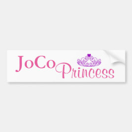 Pegatina Para Coche JoCo Princess en blanco