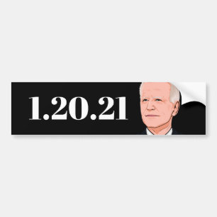 PEGATINA PARA COCHE JOE BIDEN: 1.20.21 MÁXIMO