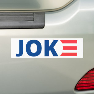 Pegatina Para Coche Joe Biden es un Chiste