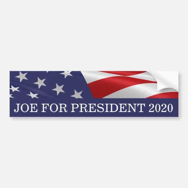 Pegatina Para Coche Joe Biden para presidente 2020 (Frente)