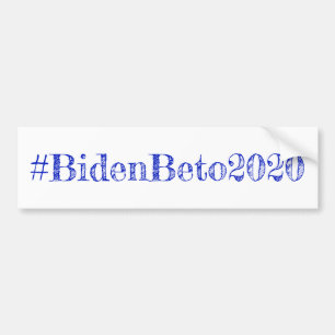Pegatina Para Coche Joe Biden y Beto O'Rouke en 2020