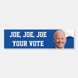 Pegatina Para Coche Joe, Joe, Joe Tu Voto