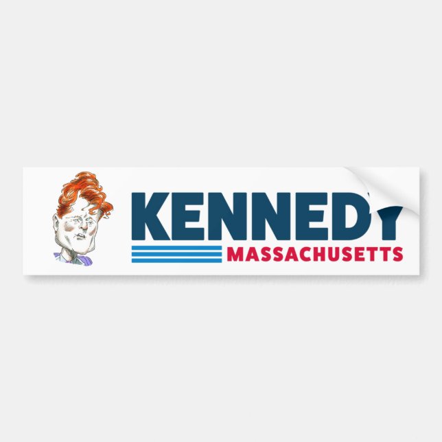 Pegatina Para Coche Joe Kennedy del Senado de Massachusetts 2020 (Frente)