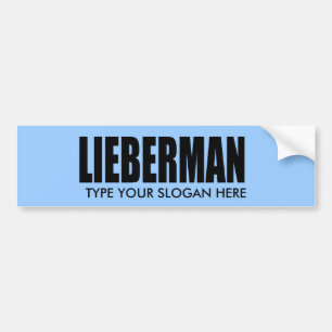 PEGATINA PARA COCHE JOE LIEBERMAN