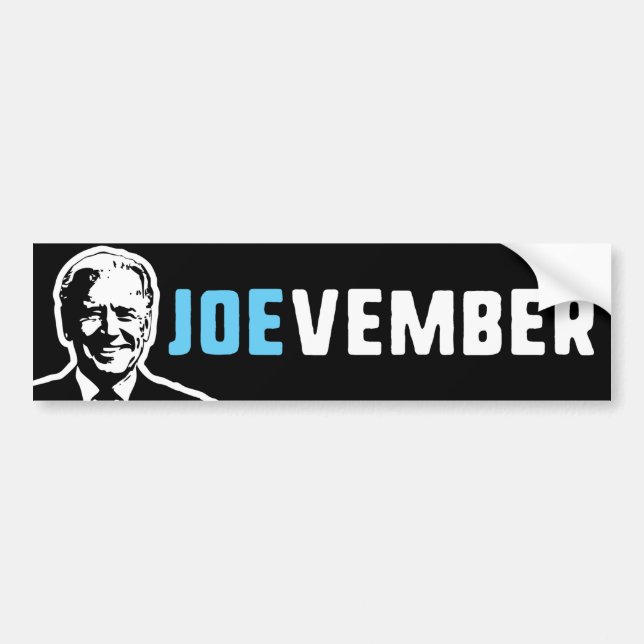 Pegatina Para Coche JOEvember Vote Biden 2024 (Frente)