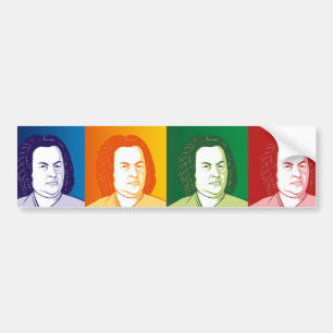 Pegatina Para Coche Johann Sebastian Bach im Personalizado Stil