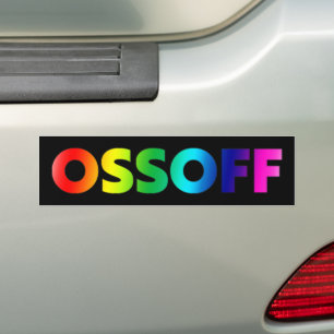 Pegatina Para Coche Jon Ossoff Georgia segunda vuelta orgullo lgbtq lg